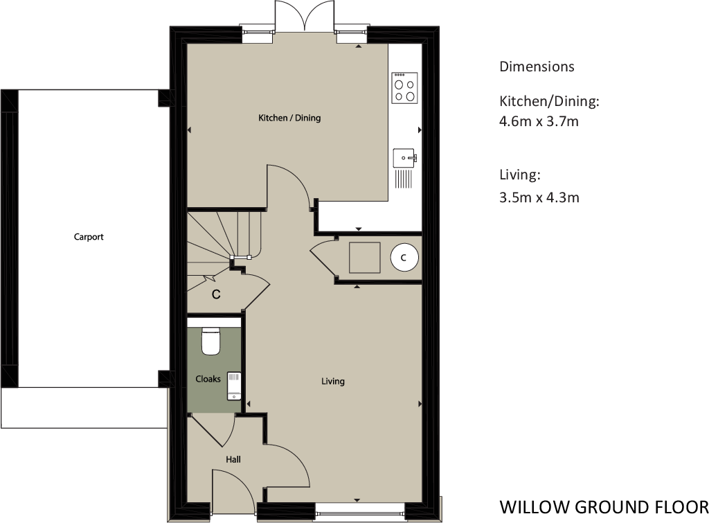Colchester,
CO4 6AZ floorplan