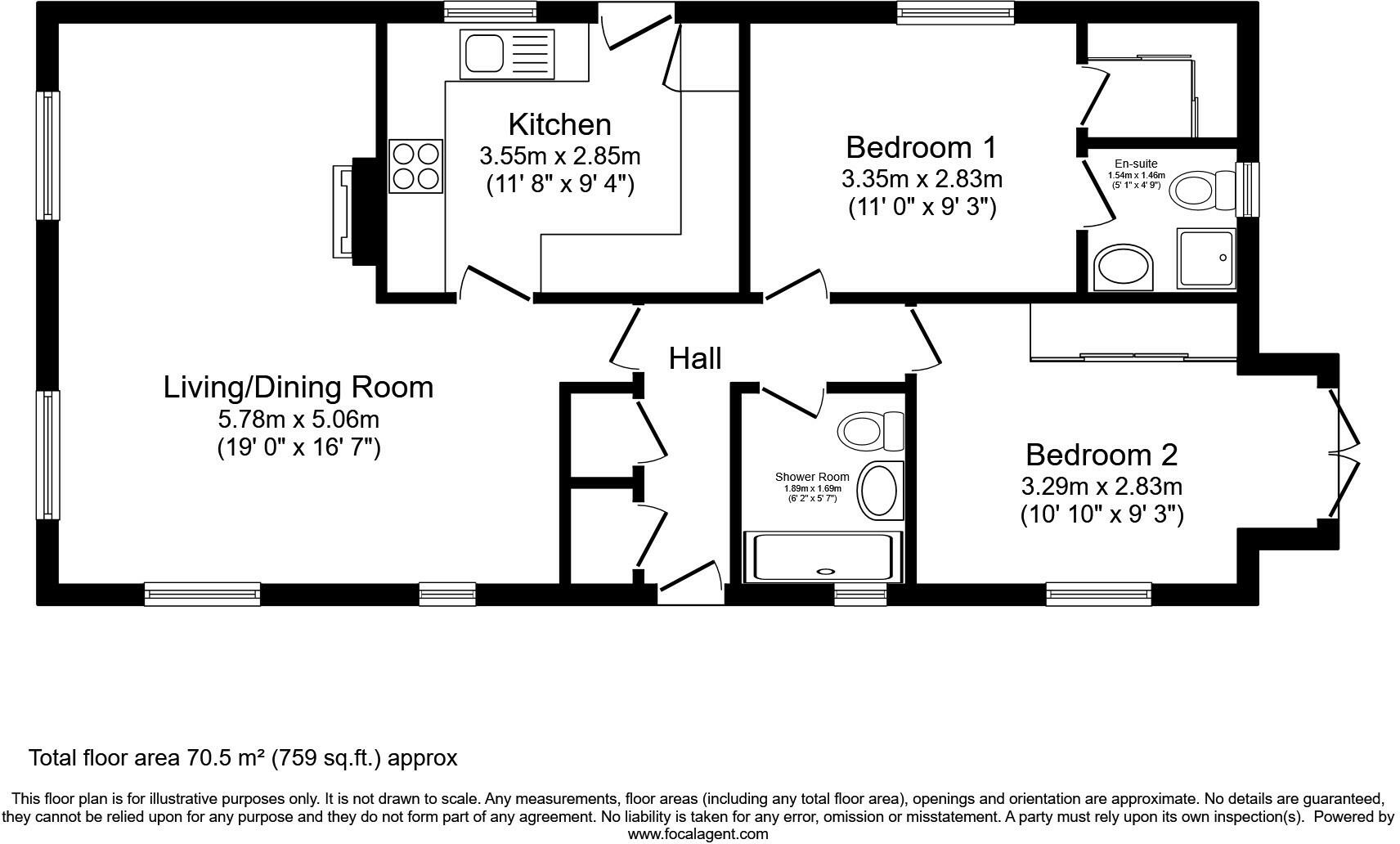 Oakham, Rutland, LE15 floorplan