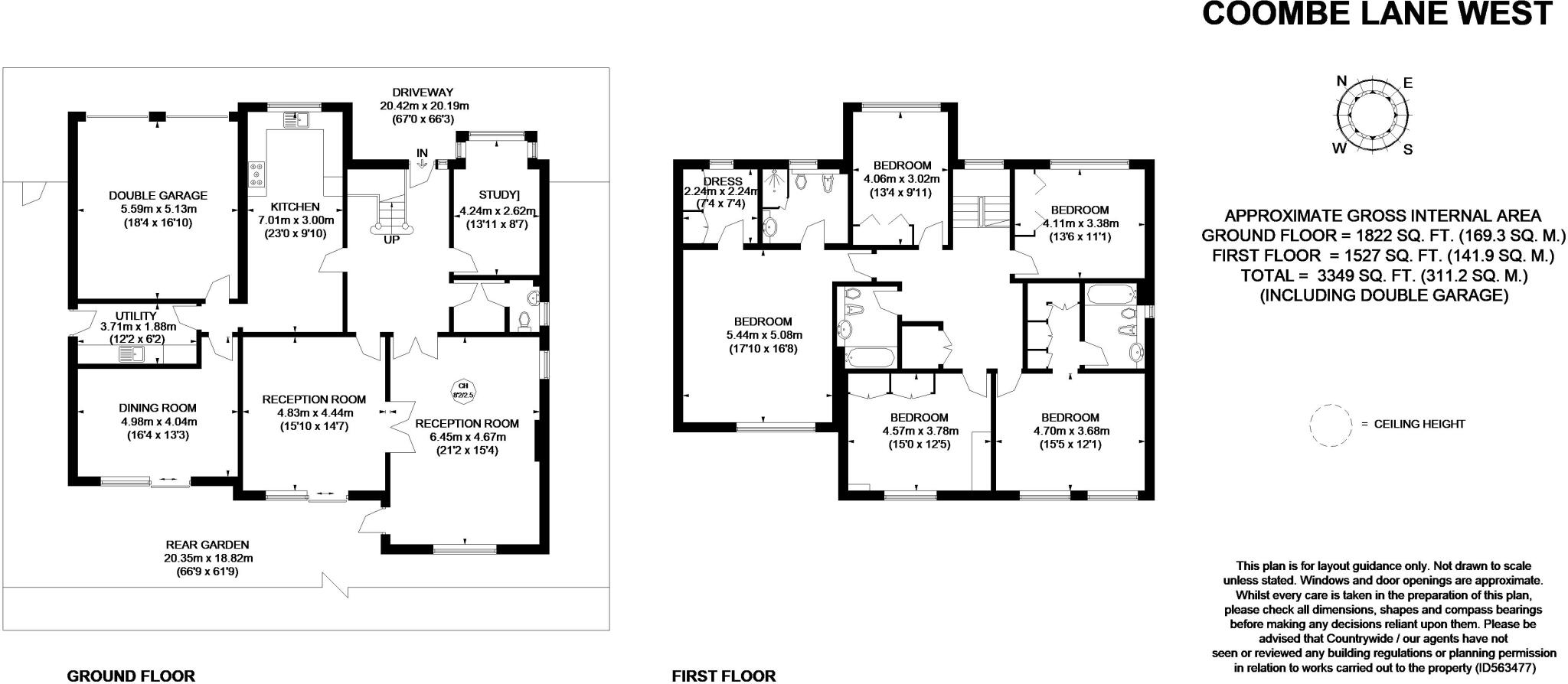 Coombe Lane West Kingston Upon Thames KT2 floorplan