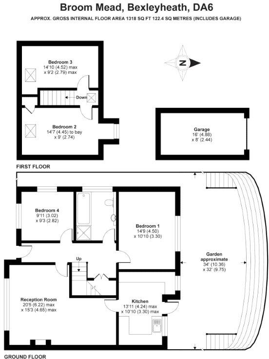 Broom Mead, Bexleyheath, Kent, DA6 floorplan