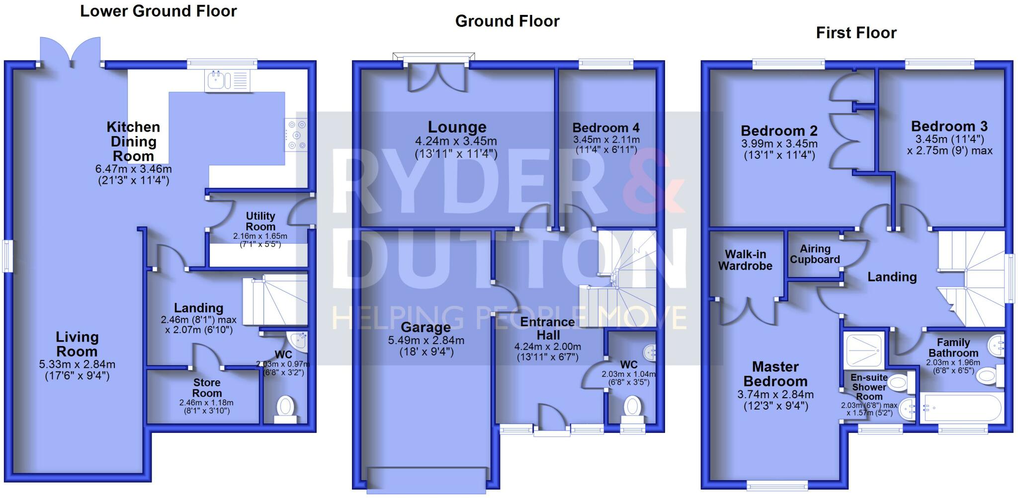 Oaklands Drive, Rawtenstall, Rossendale, BB4 floorplan