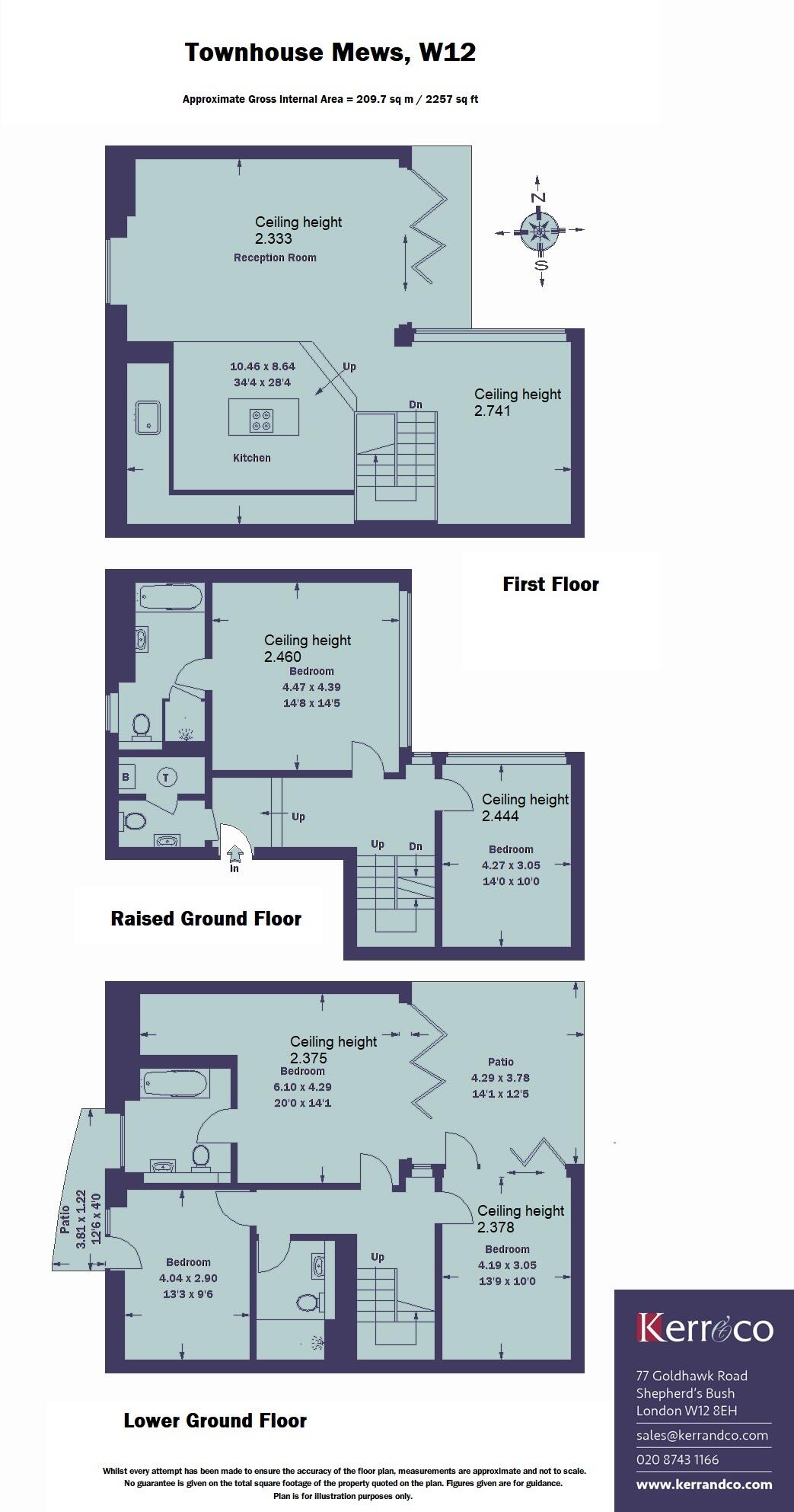 Townhouse Mews, Shepherd's Bush W12 floorplan