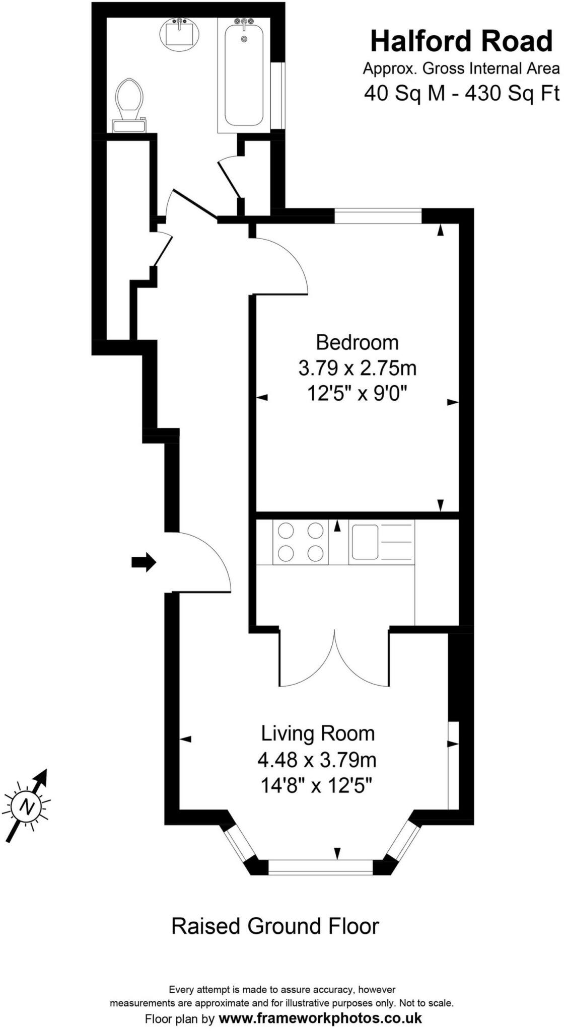 Halford Road, Fulham, SW6 floorplan