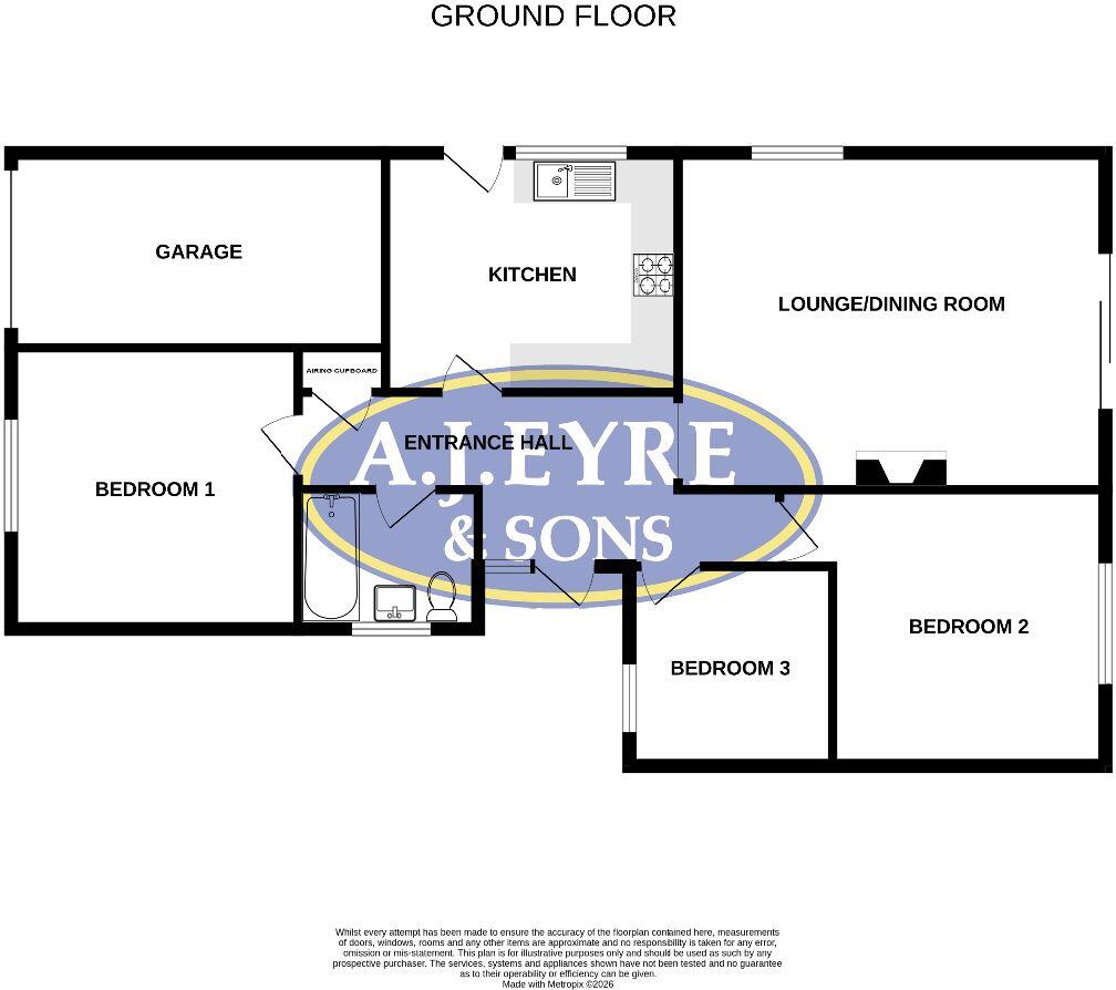 Milton Road, Lovedean, PO8 8LB floorplan