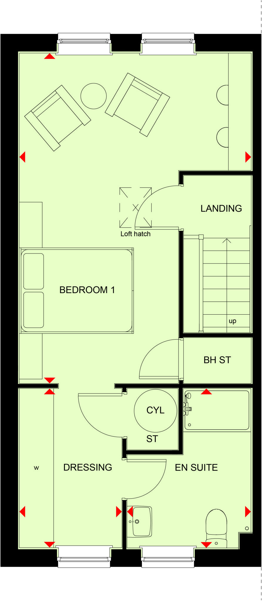 Barratt Homes @ Lakewood,
Lodge Way, 
Great Haddon, 
Peterborough, 
PE7 floorplan