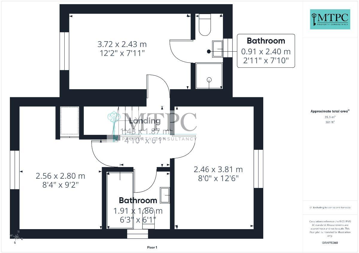 Beaufort Close, York floorplan