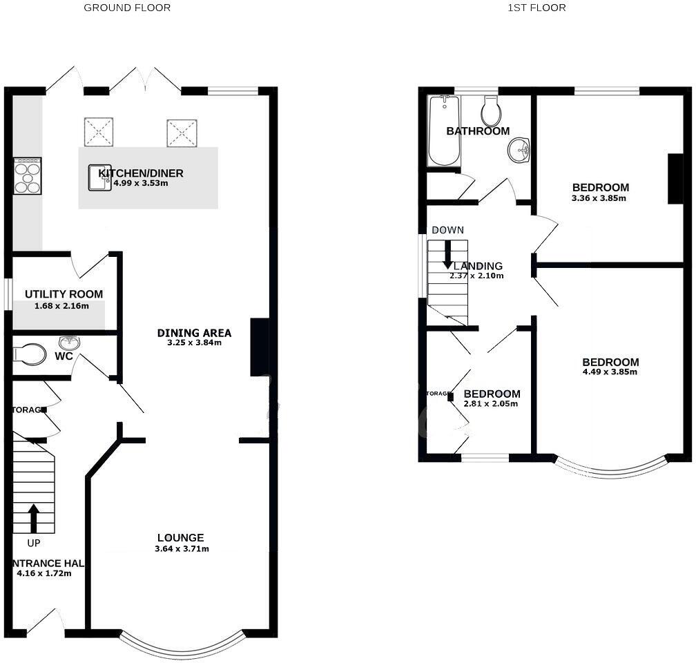Thorpedene Gardens, Shoeburyness, Southend-on-Sea, SS3 floorplan