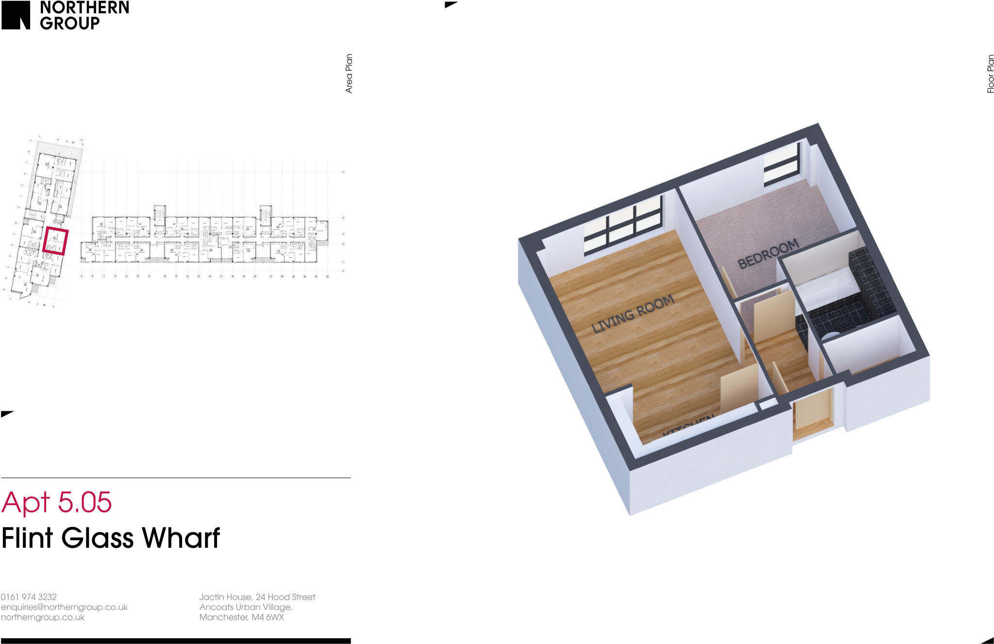 Apt 5.05 :: Flint Glass Wharf floorplan