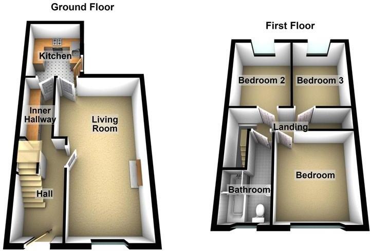 Briar Close, Evesham floorplan