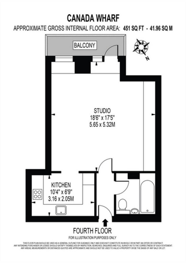 The Loft, Canada Wharf, SE16 floorplan
