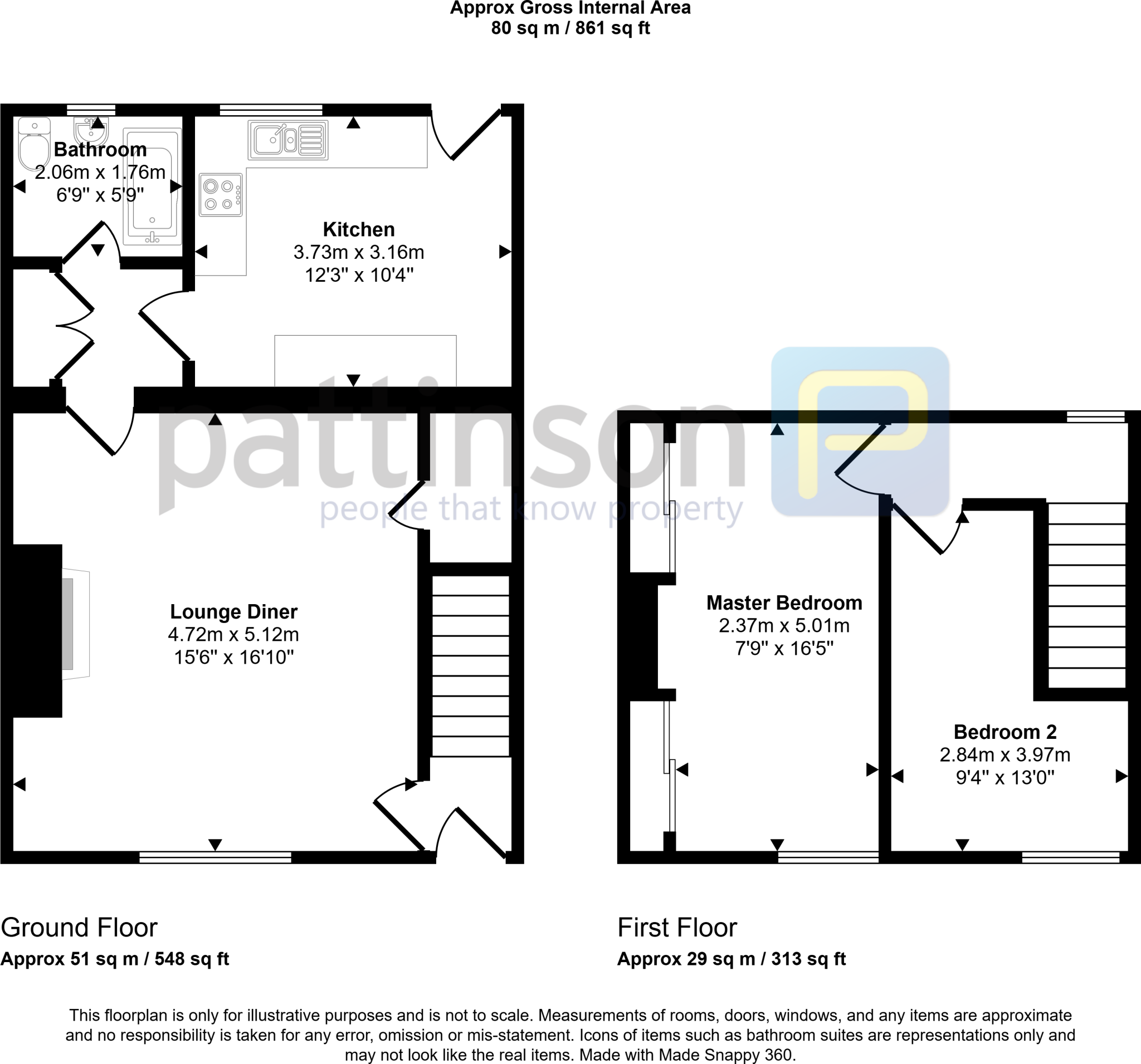 Richardson Street, Ashington, Northumberland, NE63 0PN floorplan