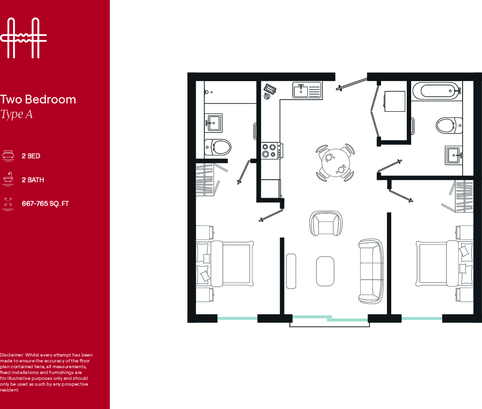 Flat 405, Warwick Street, Birmingham floorplan