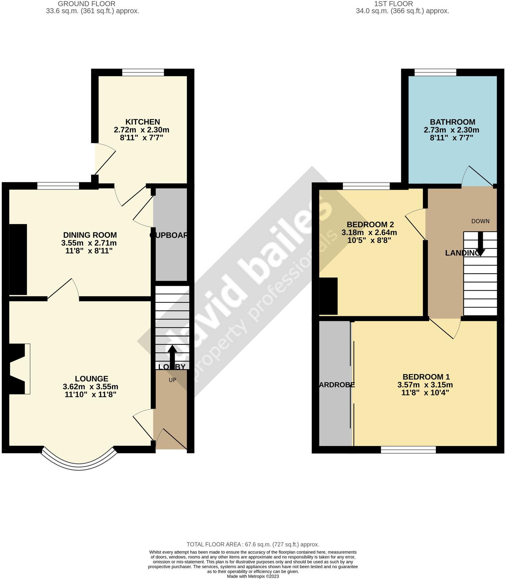 Elwin Street, Pelton, DH2 floorplan