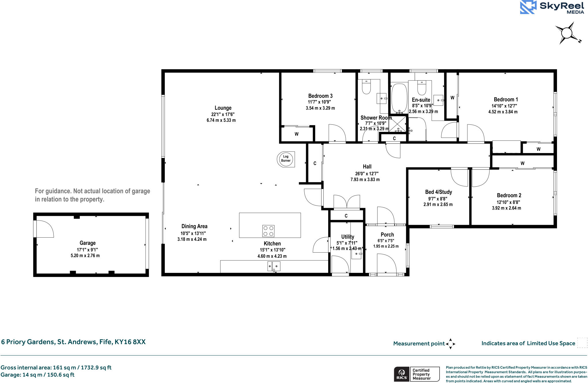 6, Priory Gardens, St. Andrews, Fife floorplan