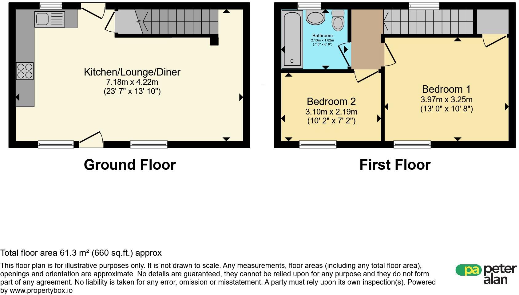 Cardiff Road, Troedyrhiw, Merthyr Tydfil floorplan