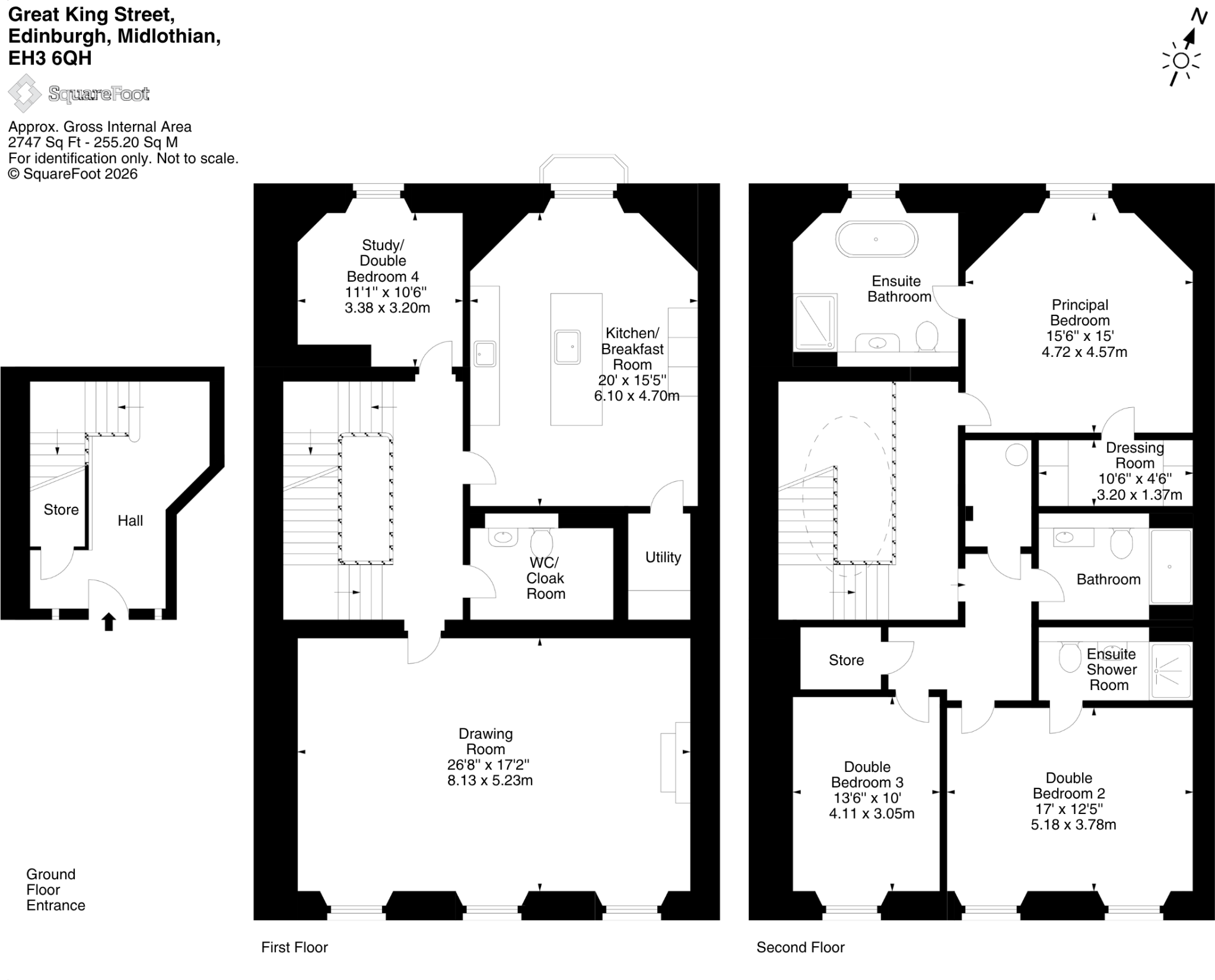 32/2, Great King Street, New Town, Edinburgh floorplan
