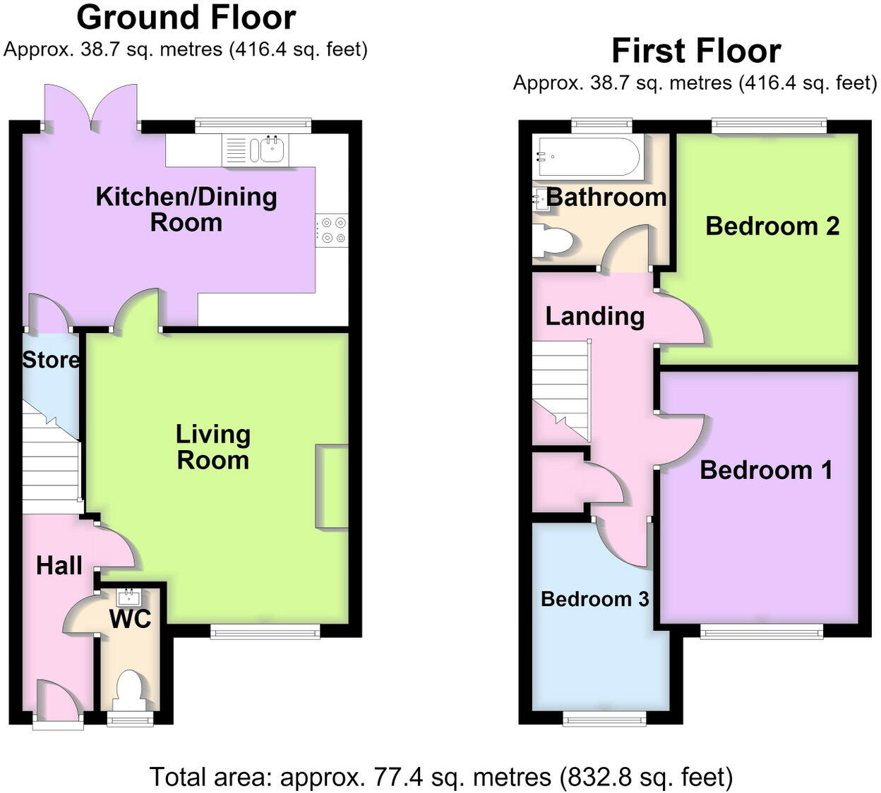 The Mallards, Crossens, Southport floorplan