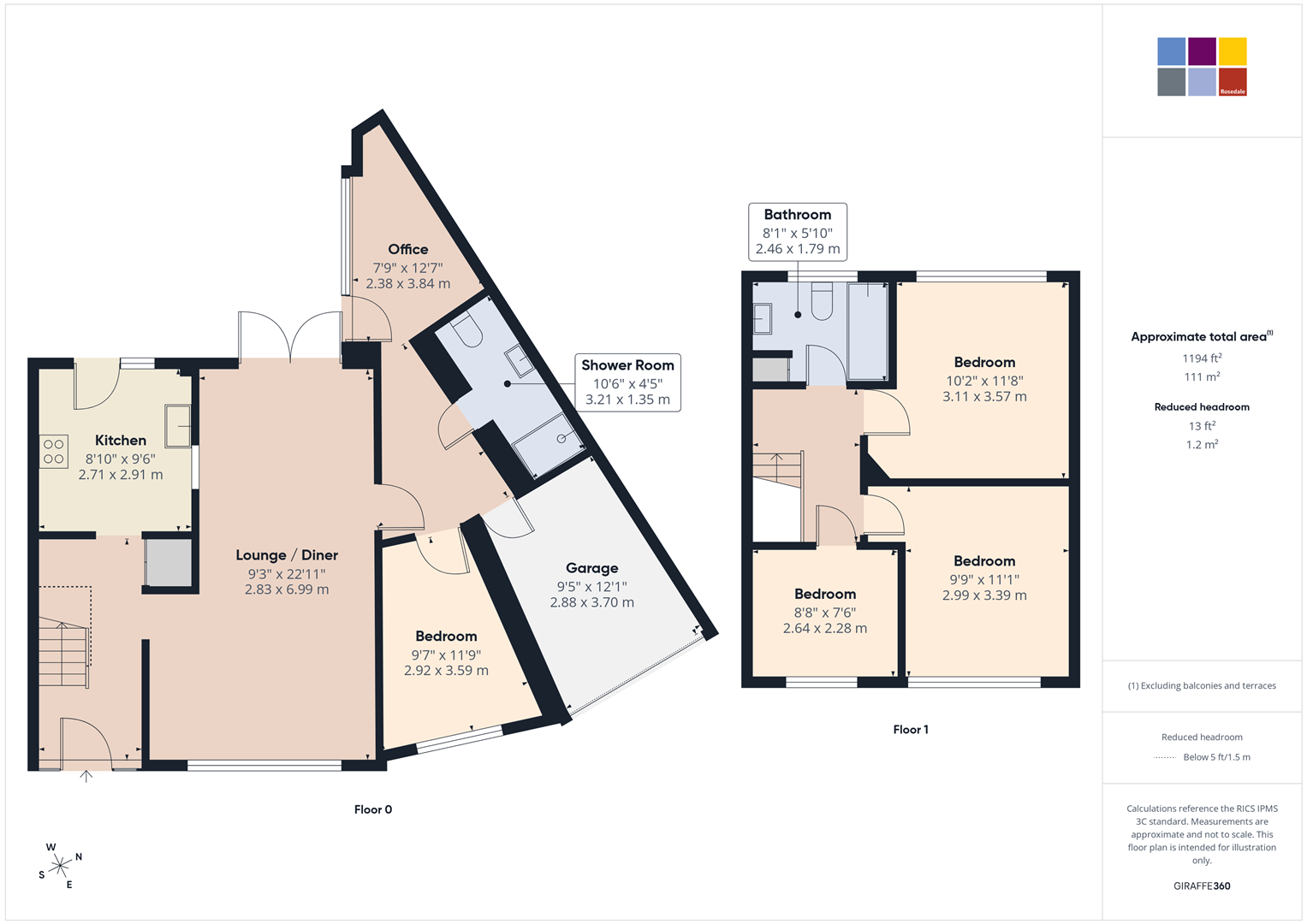 Rycroft Avenue, Deeping St James, Peterborough floorplan