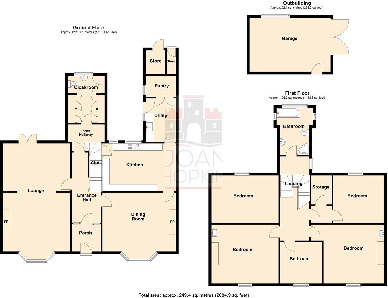 West End, Beaumaris floorplan