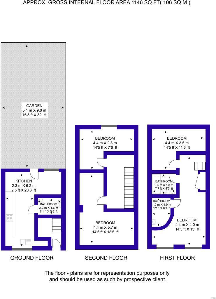 Pancras Way, Bow, London floorplan