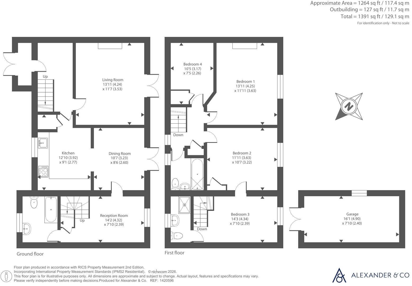 Overn Avenue, Buckingham, Buckinghamshire floorplan