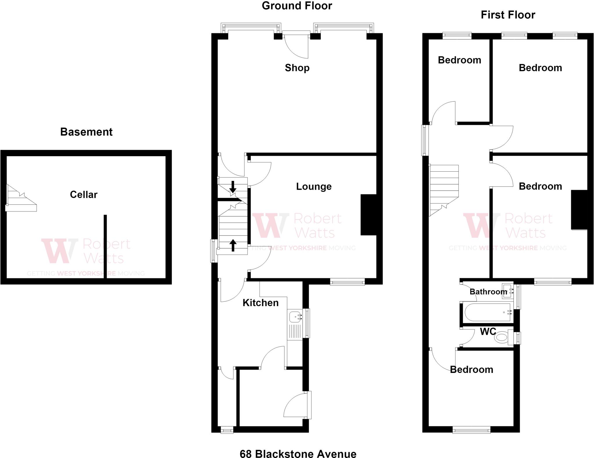 Blackstone Avenue, Wyke, Bradford, West Yorkshire, BD12 floorplan