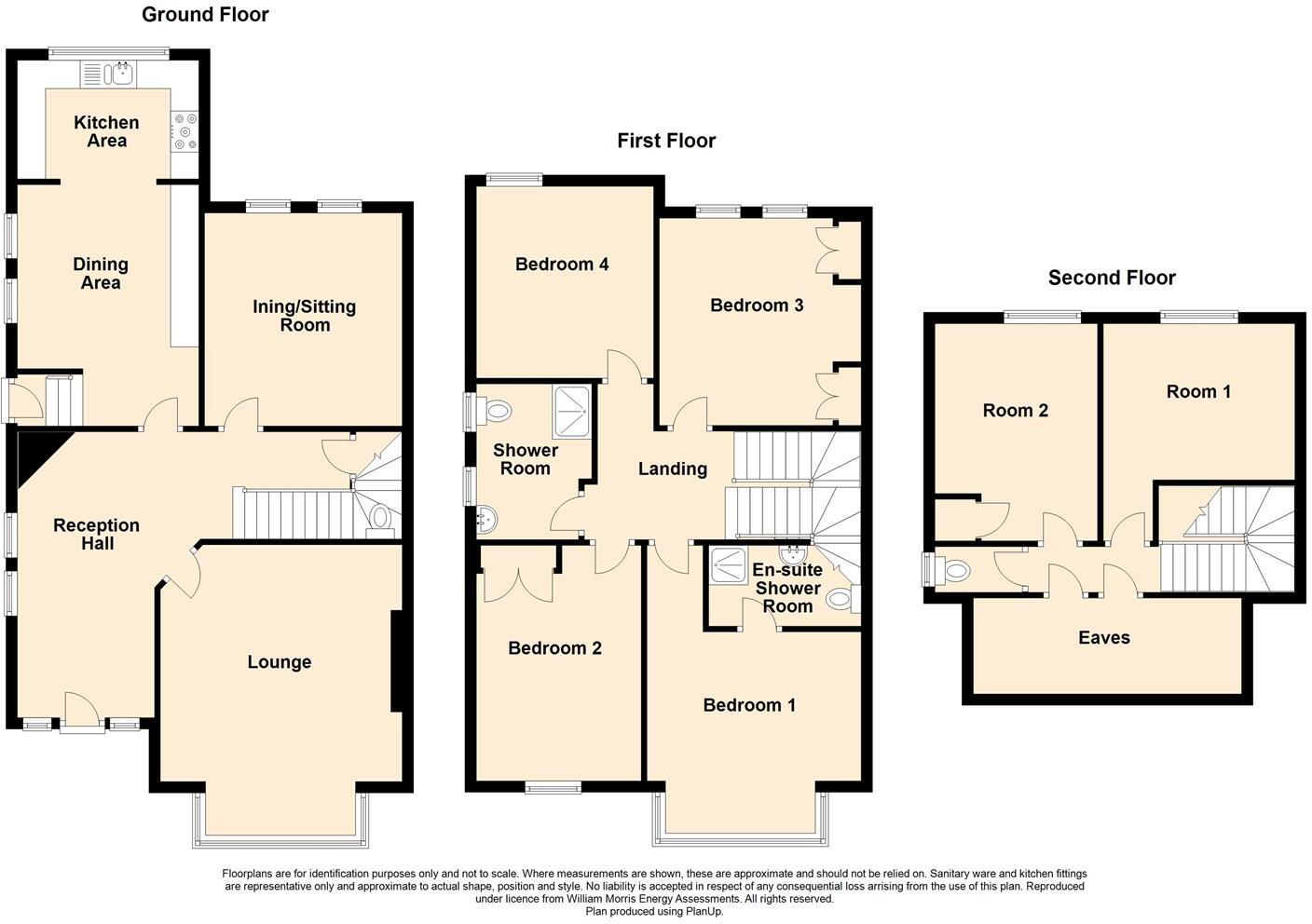 Colwyn Crescent, Rhos On Sea, Colwyn Bay floorplan