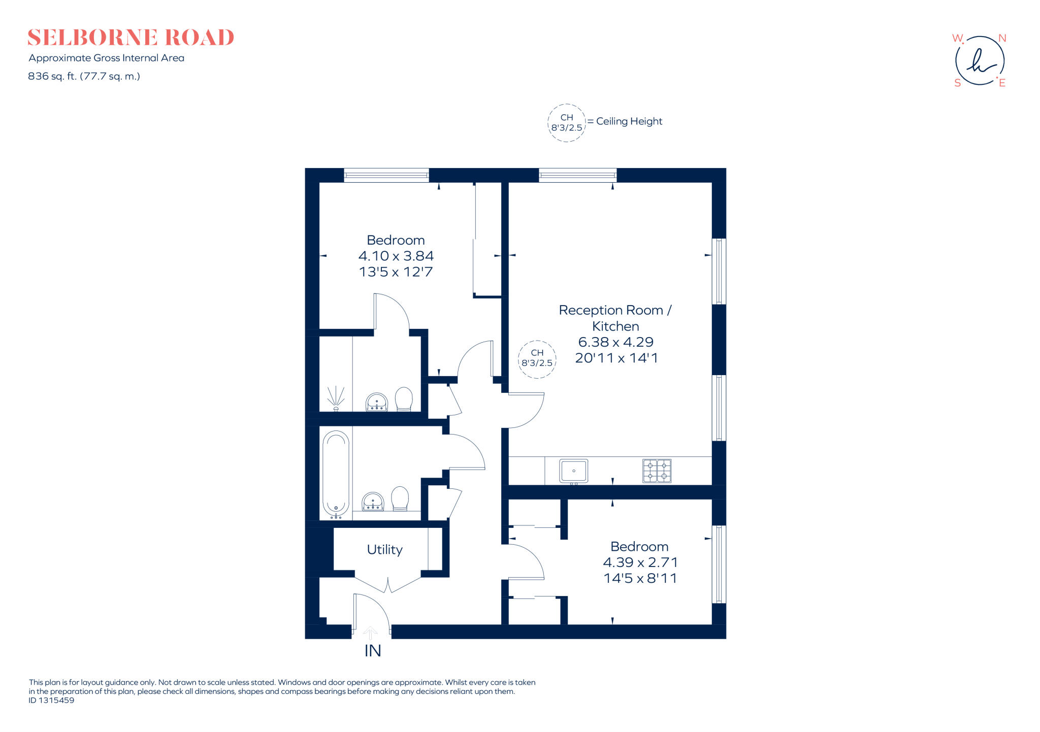 The Eades, 11 Selborne Road London E17 floorplan