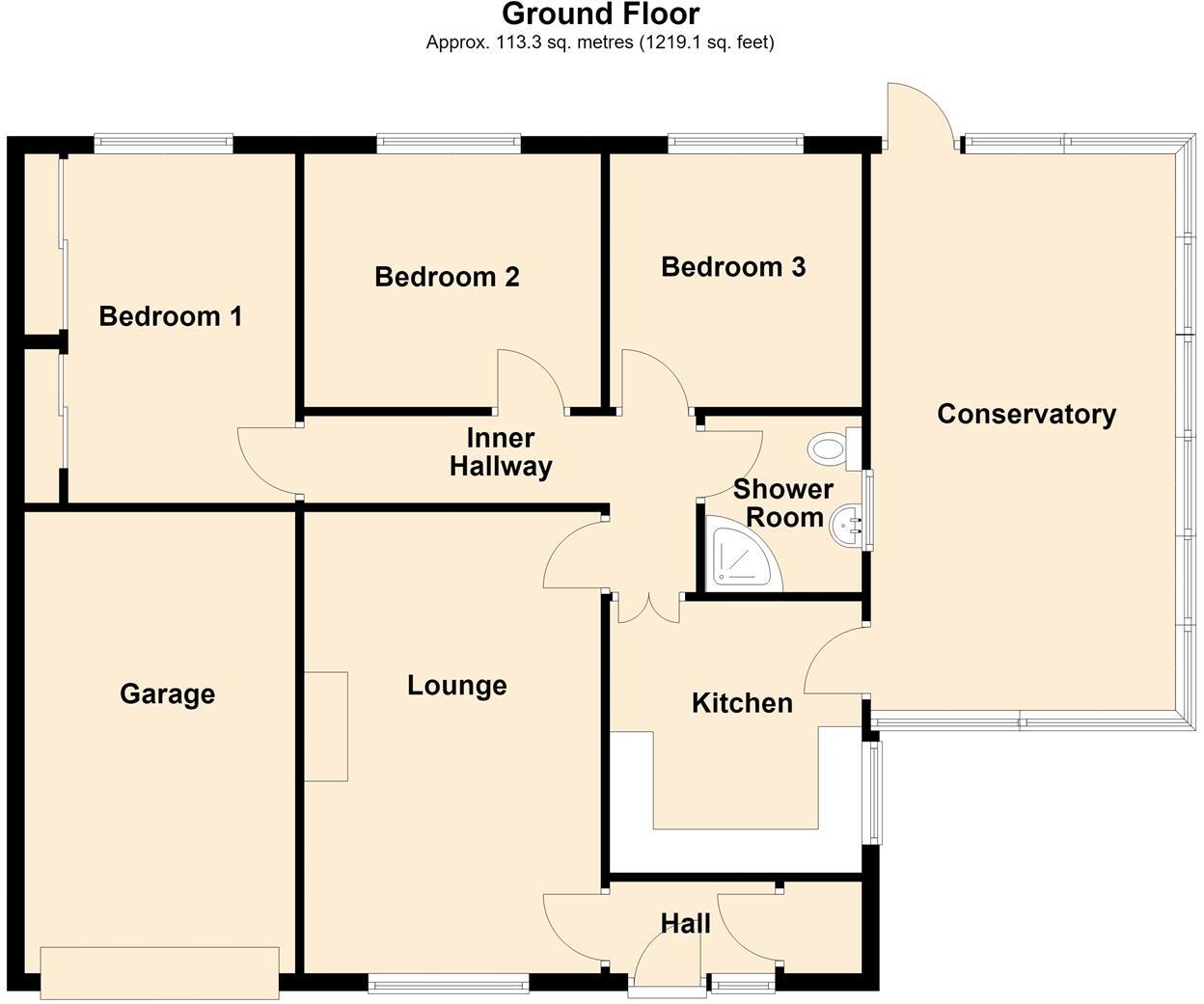 Ffordd Alun, Wrexham floorplan