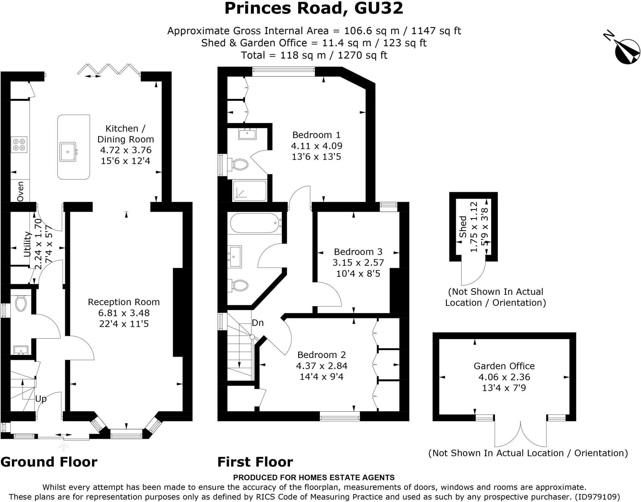 Princes Road, Petersfield, Hampshire floorplan