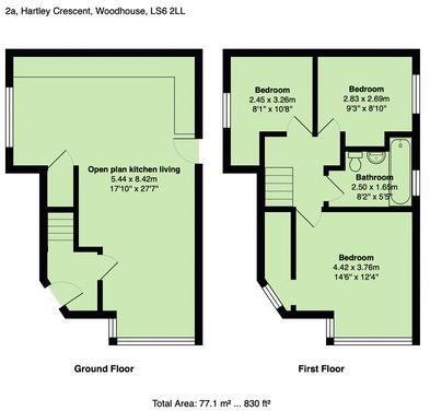 Hartley Crescent, Leeds floorplan