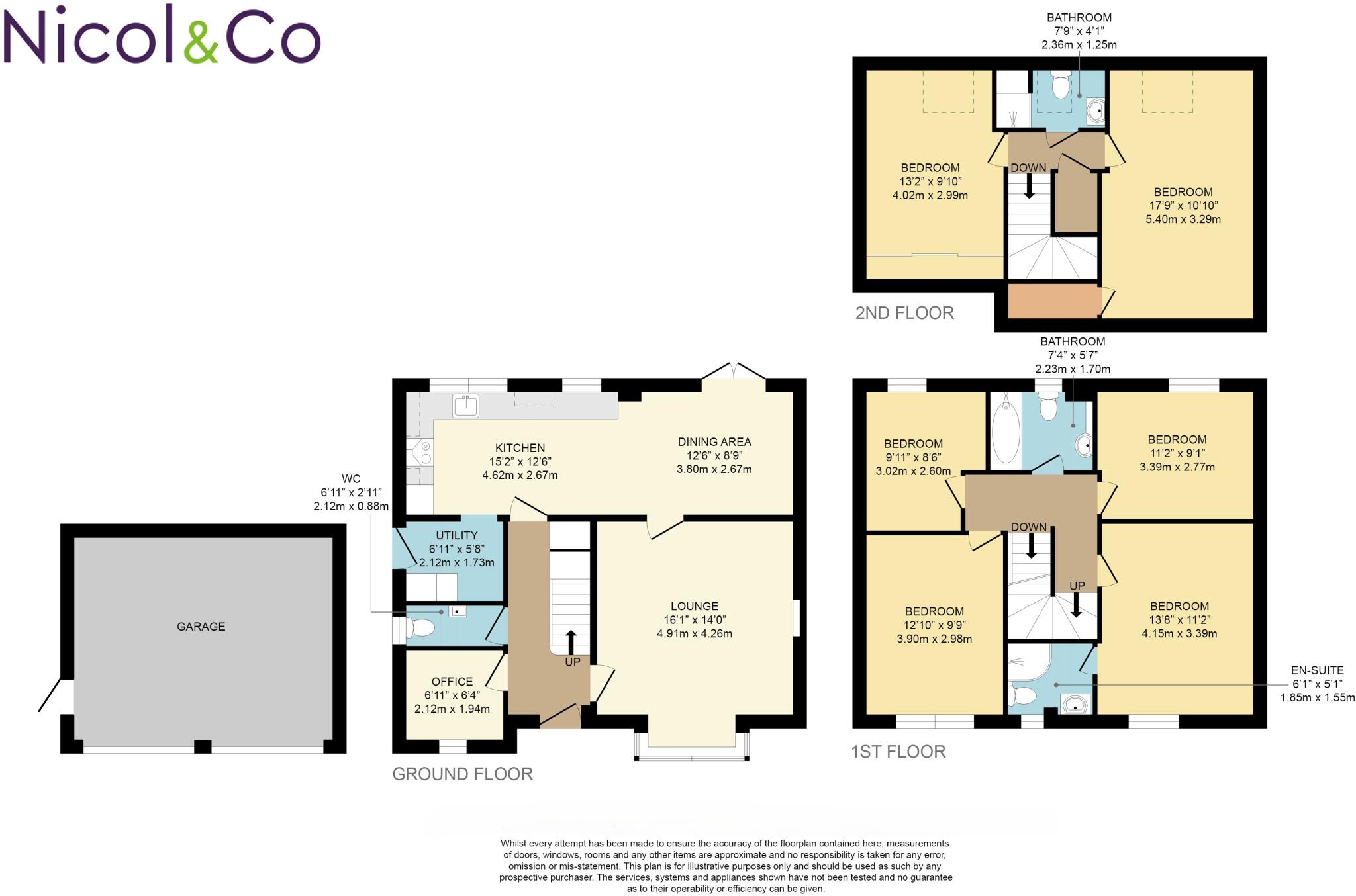 Falcon Close, Droitwich Spa, Worcestershire, WR9 floorplan