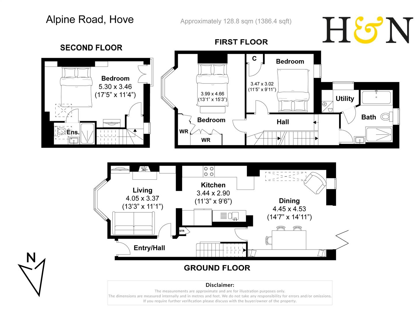 Alpine Road, Hove floorplan