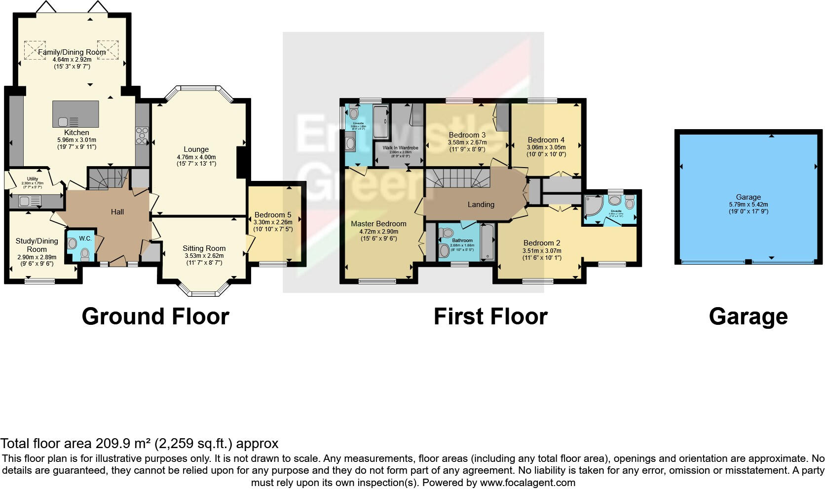 Meadowland Close, Farington Moss, Leyland, Lancashire, PR26 floorplan