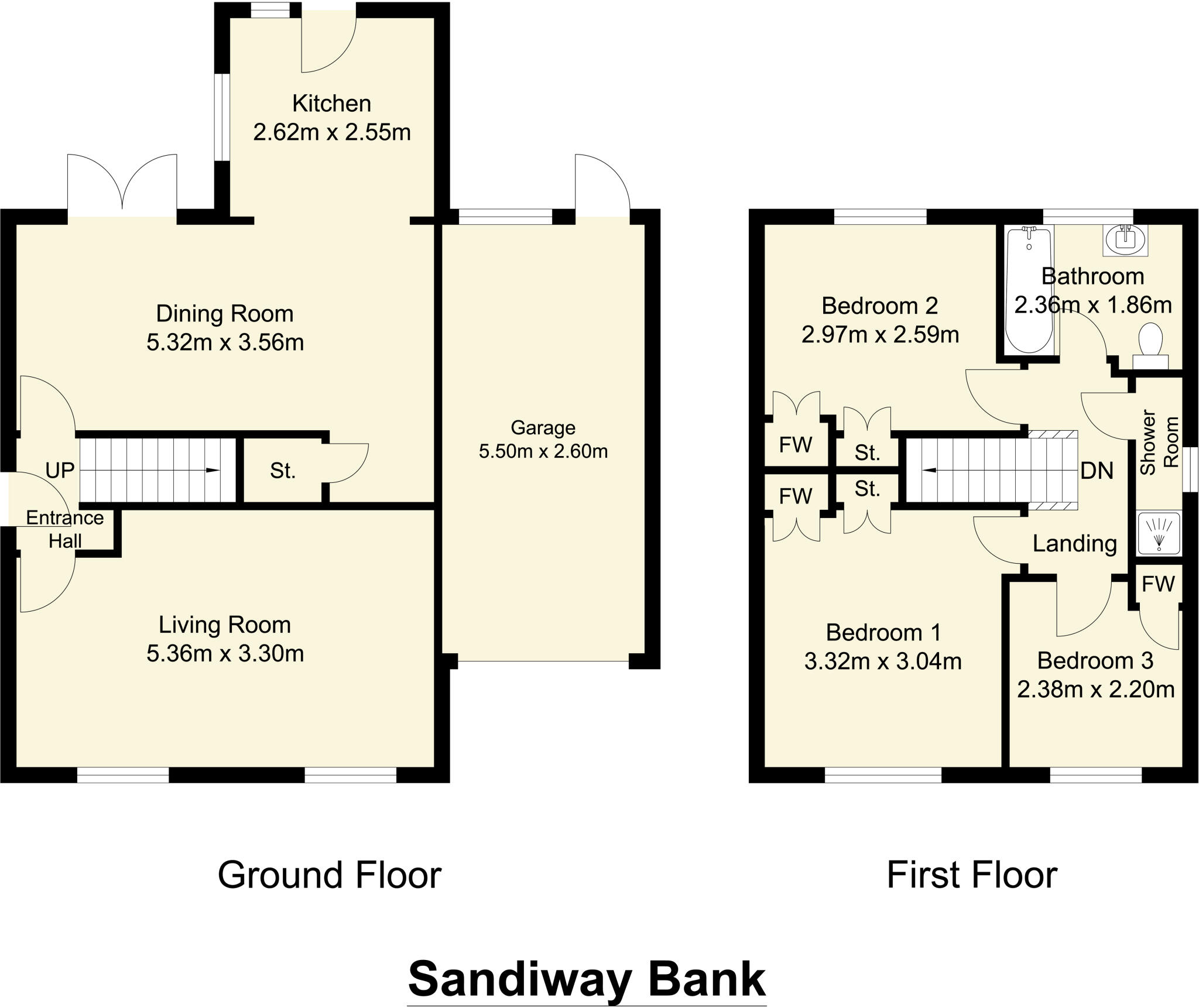 Sandiway Bank, Dewsbury, West Yorkshire, WF12 floorplan