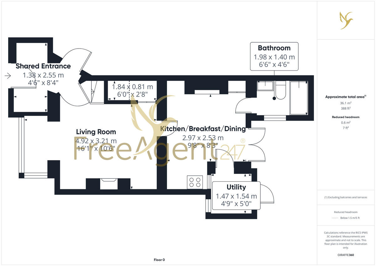 15 Broomhall Cottages, Broomhall, Worcester, WR5 2NX floorplan