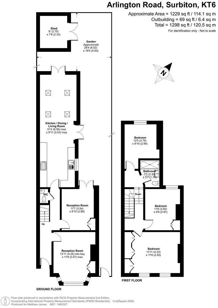 Arlington Road, Surbiton floorplan