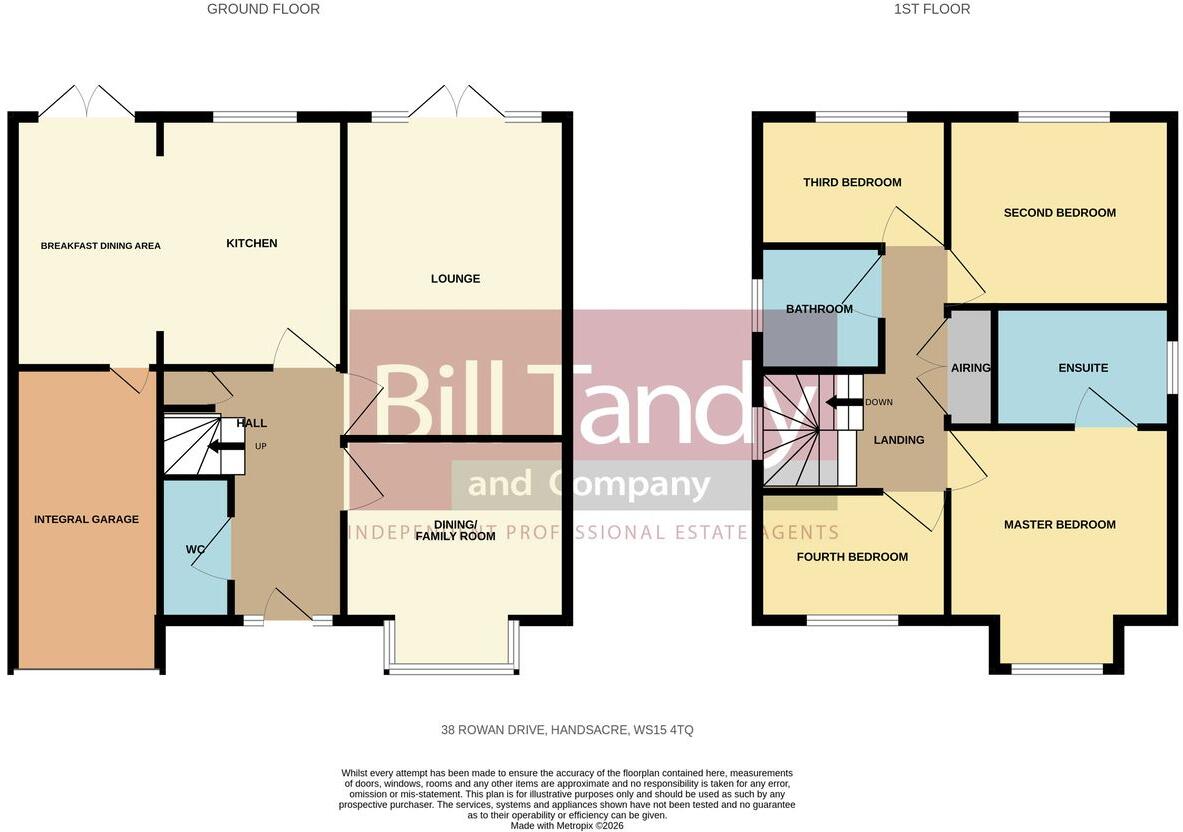 Rowan Drive, Handsacre, Rugeley, WS15 floorplan