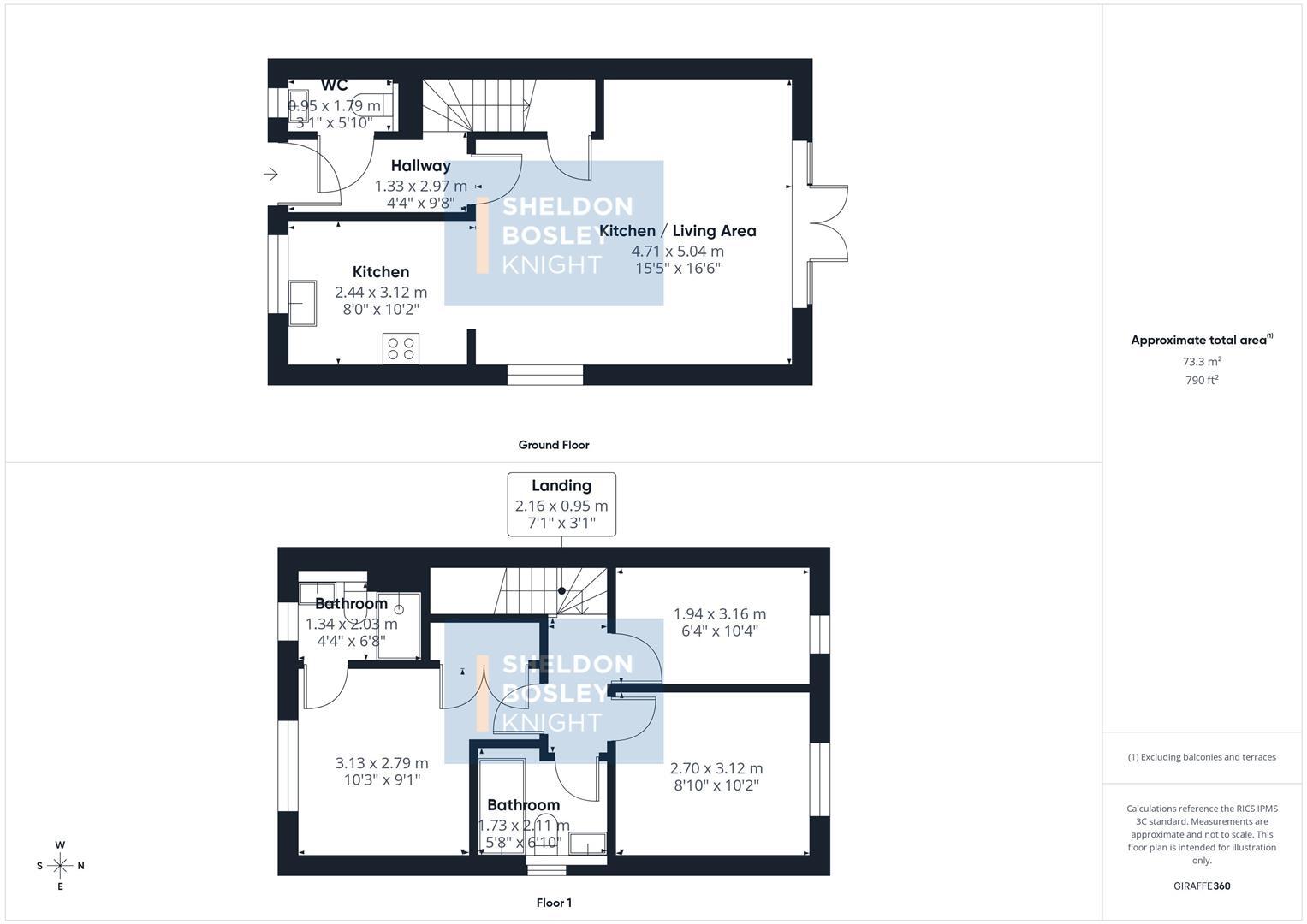 Beauty Bank, Evesham floorplan