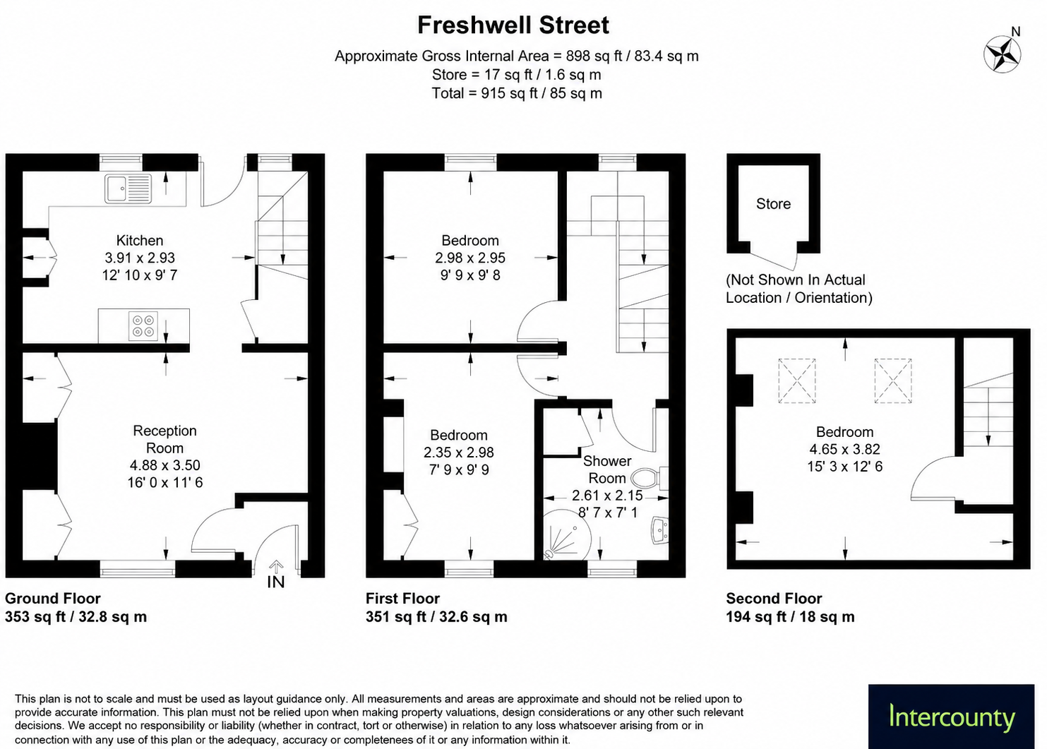Freshwell Street, Saffron Walden, Essex, CB10 floorplan