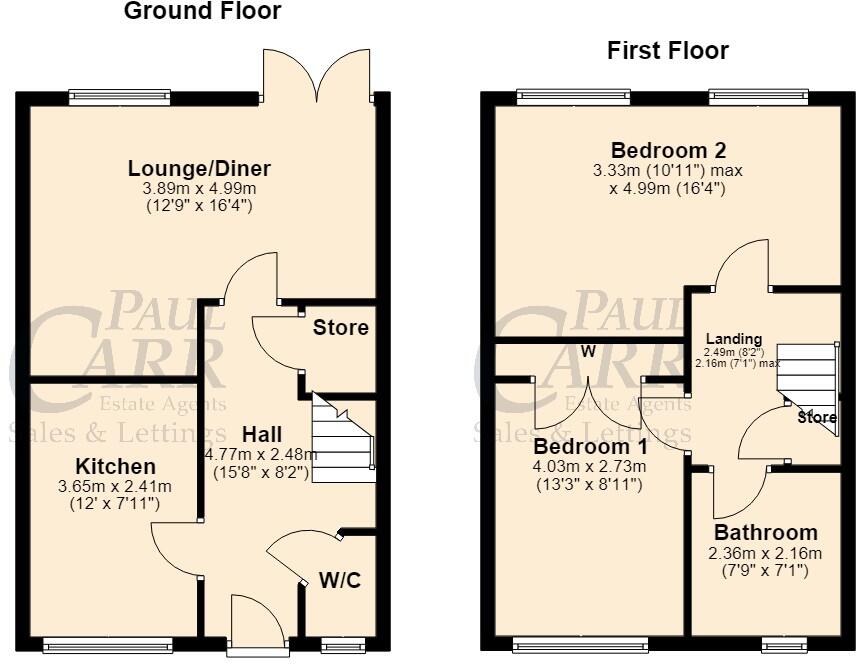 Tudor Park Gardens, Burntwood, WS7 0BA floorplan
