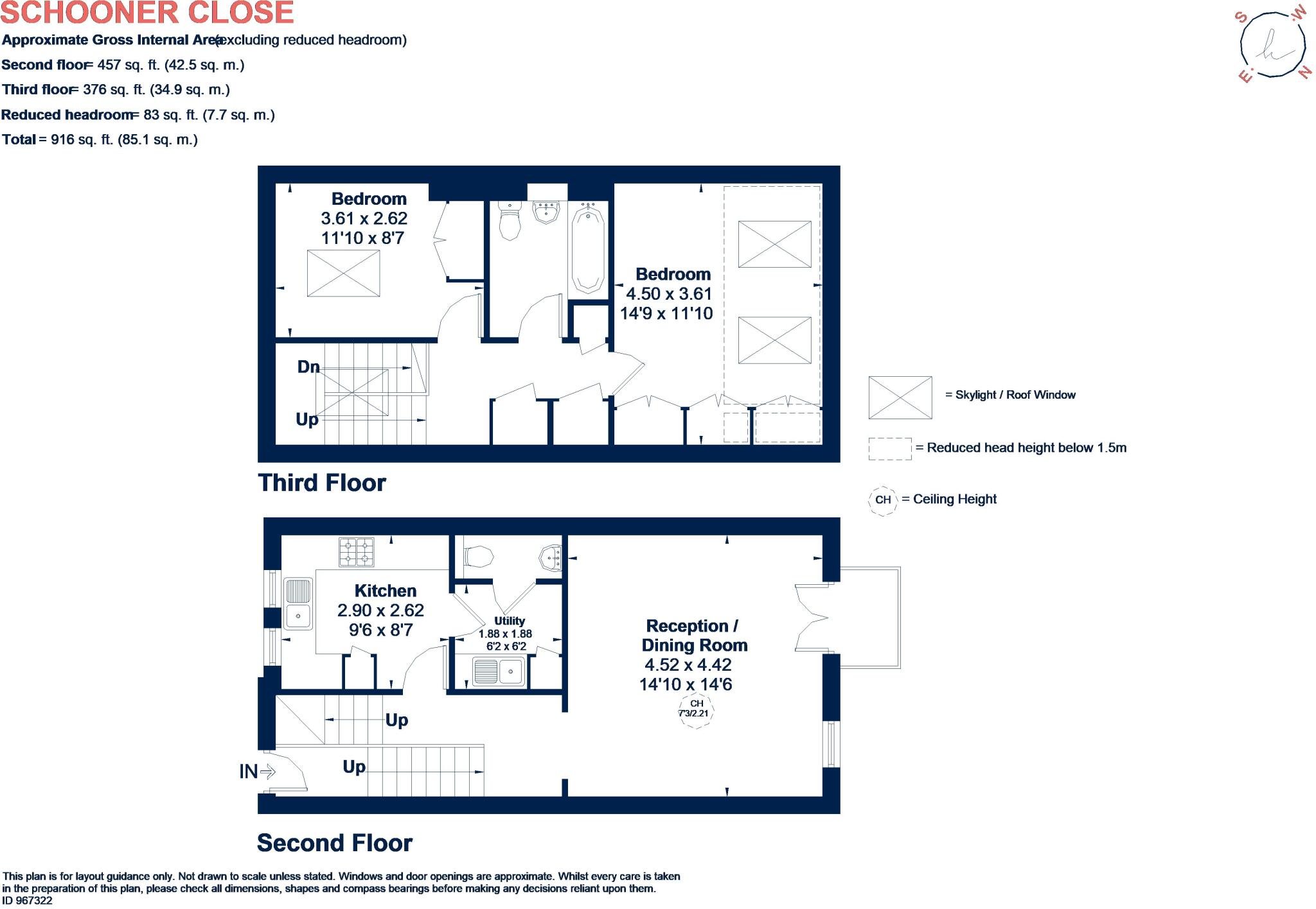 Schooner Close, E14 floorplan