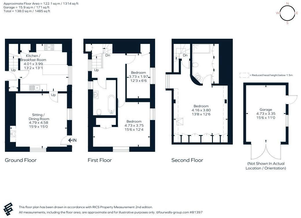 Corner Cottage, Claydon  floorplan