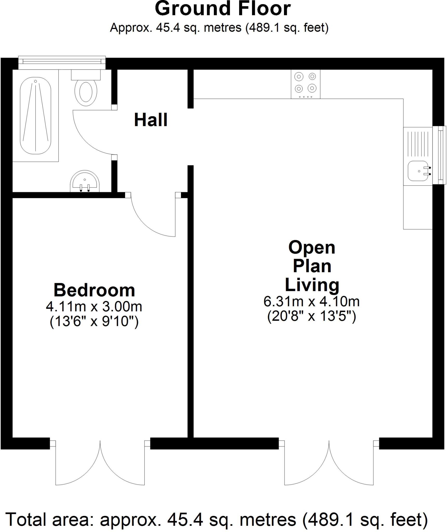 2 Crescent Road Shanklin PO37 floorplan