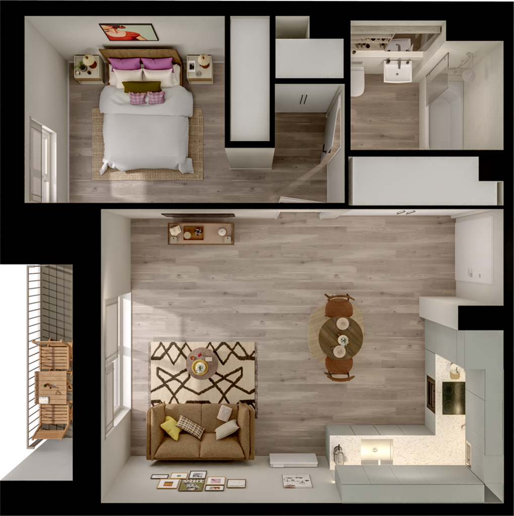 Momento, Staines TW18 4UQ floorplan