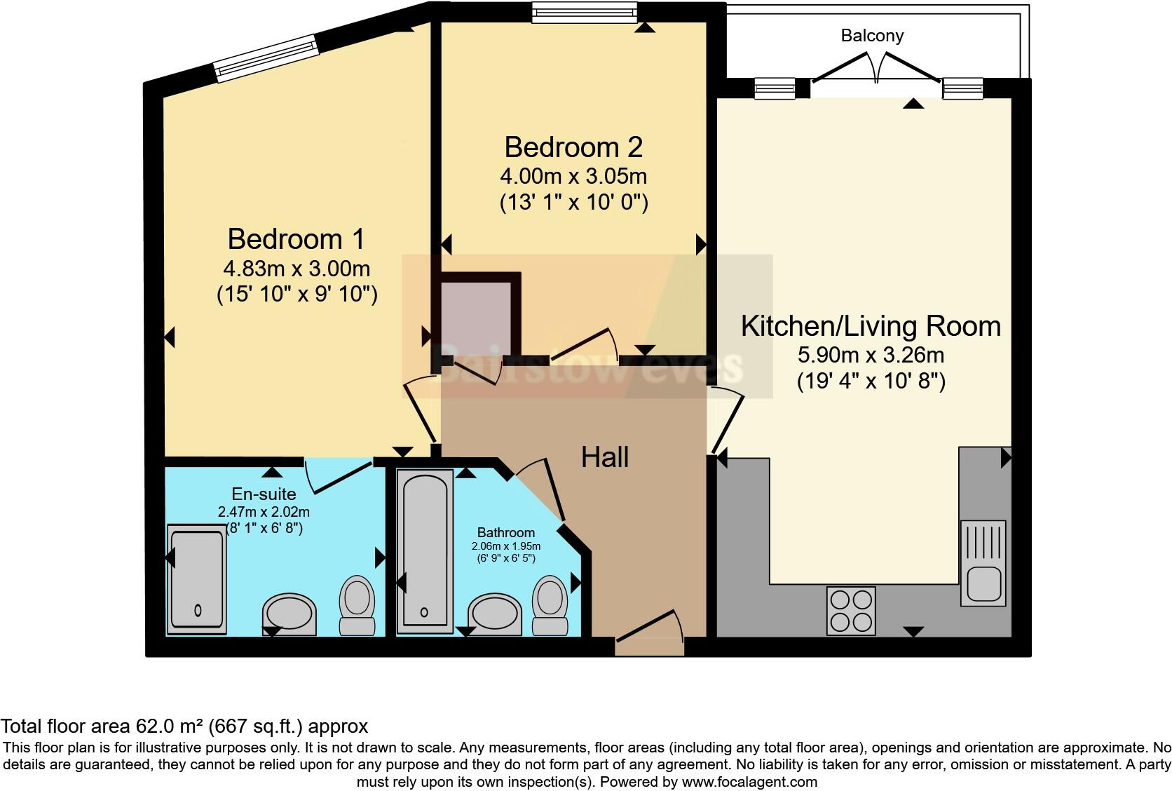 Wave Close, Walsall, West Midlands, WS2 floorplan
