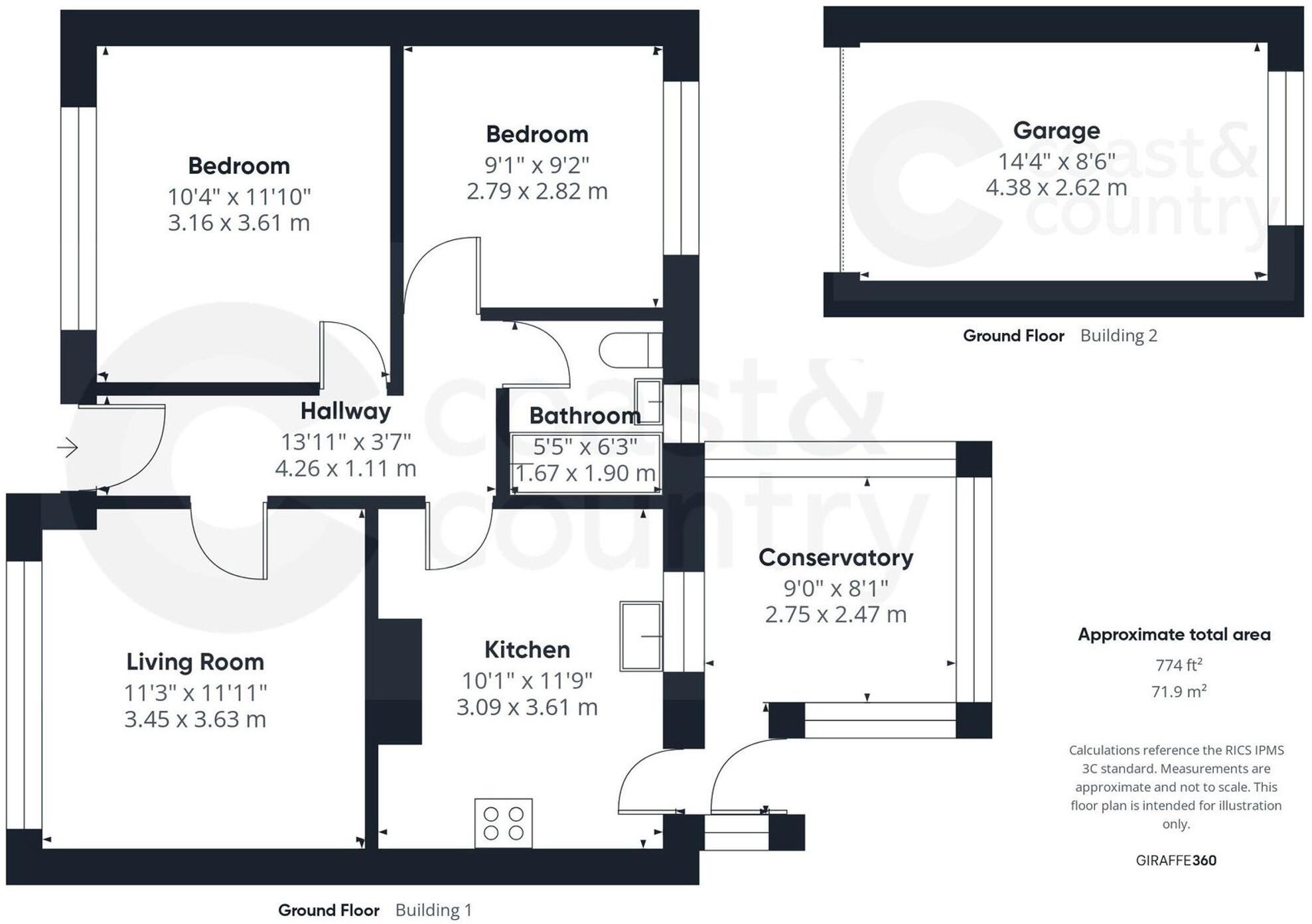 Cooke Drive, Ipplepen, TQ12 floorplan