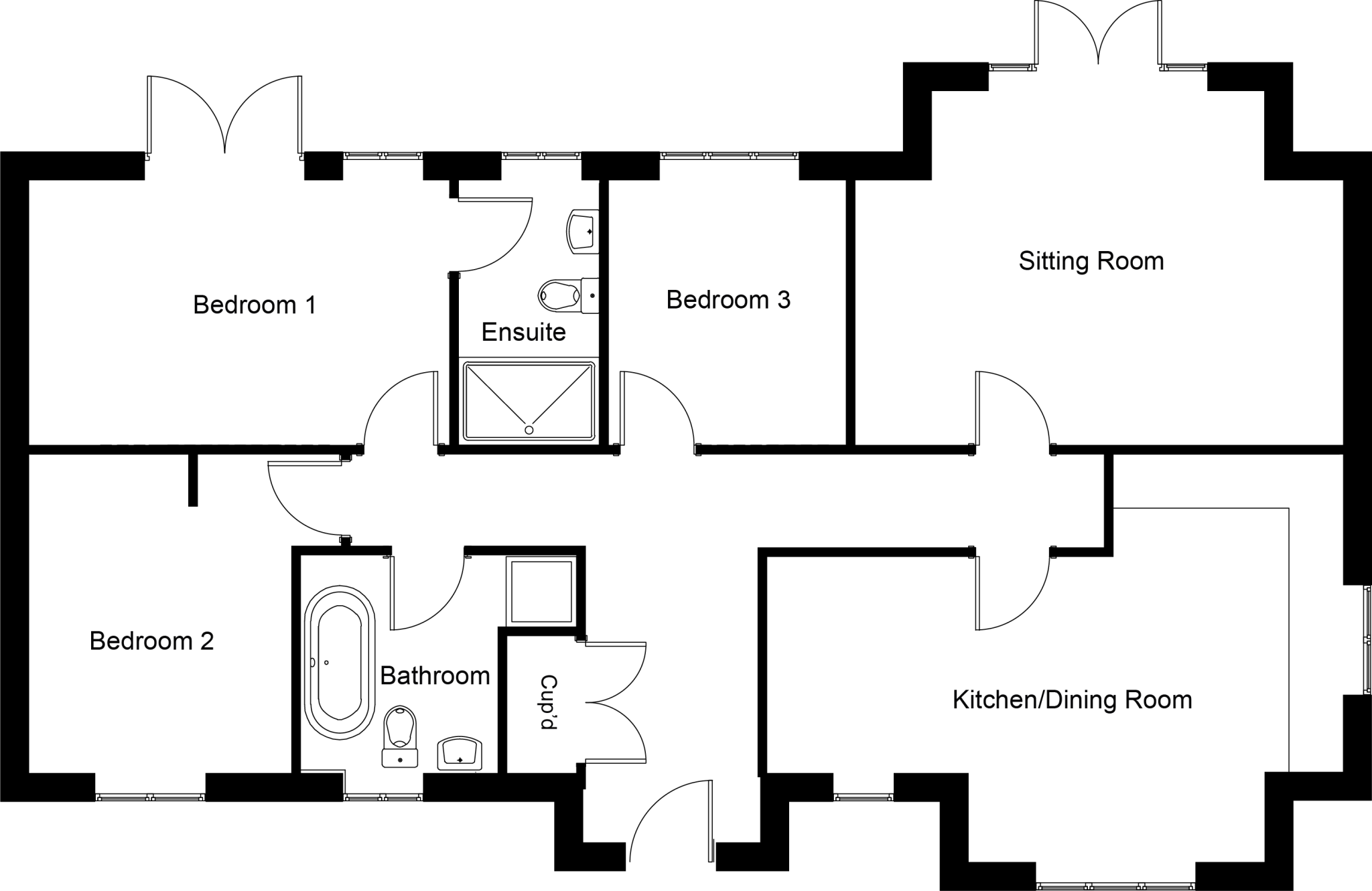 Clare, Sudbury, Suffolk  floorplan