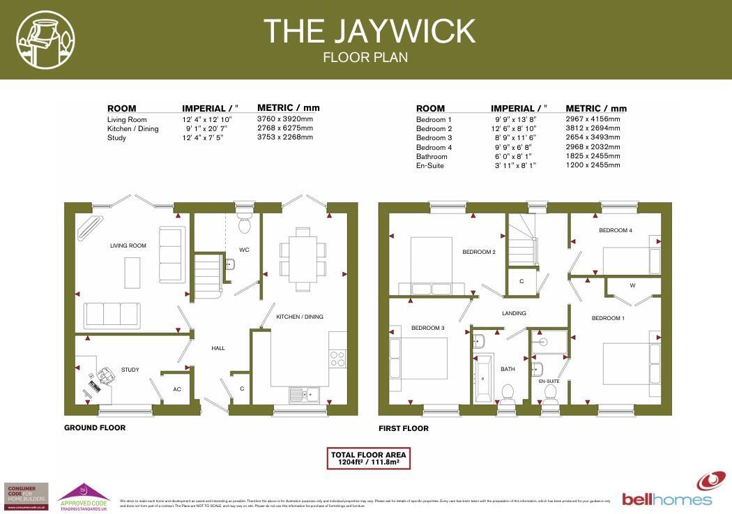 Old Dairy Way, Netherend, Lydney floorplan