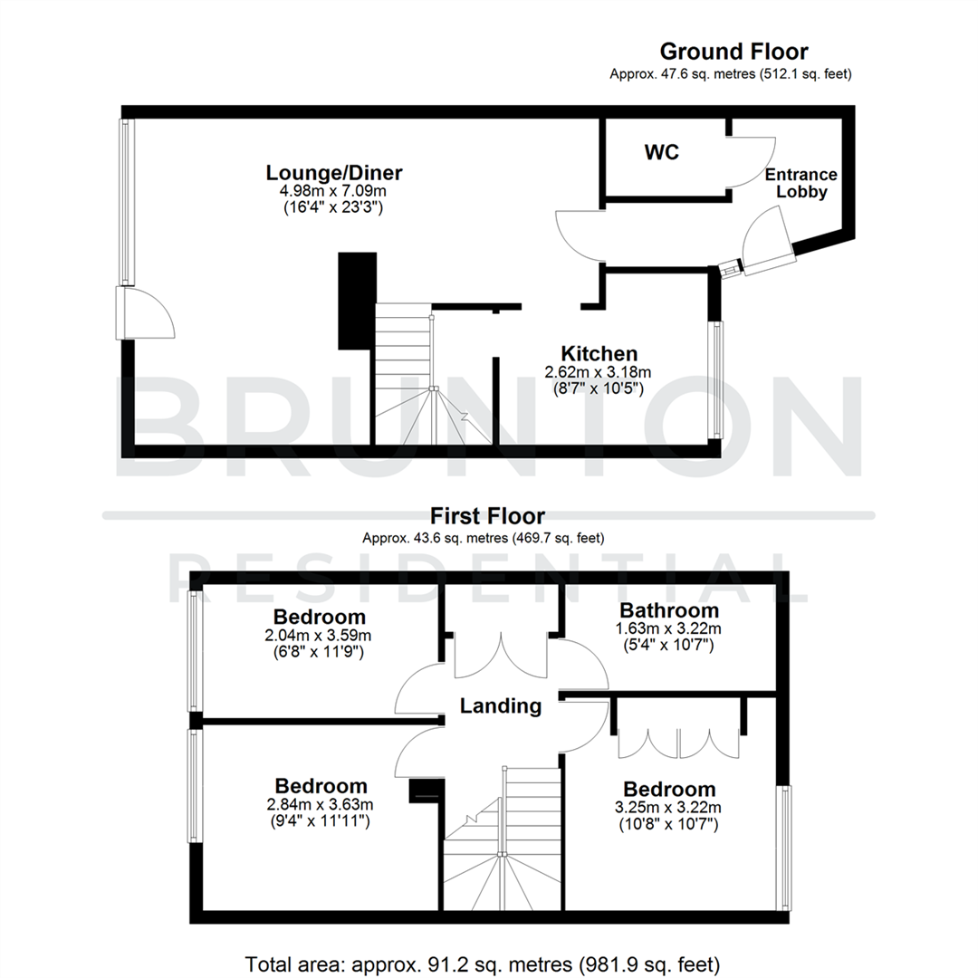Cambo Close, Gosforth, Newcastle Upon Tyne, NE3 floorplan